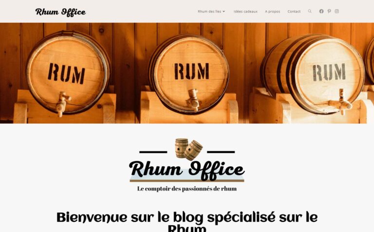 Rhum Office - Le comptoir des passionnés du Rhum