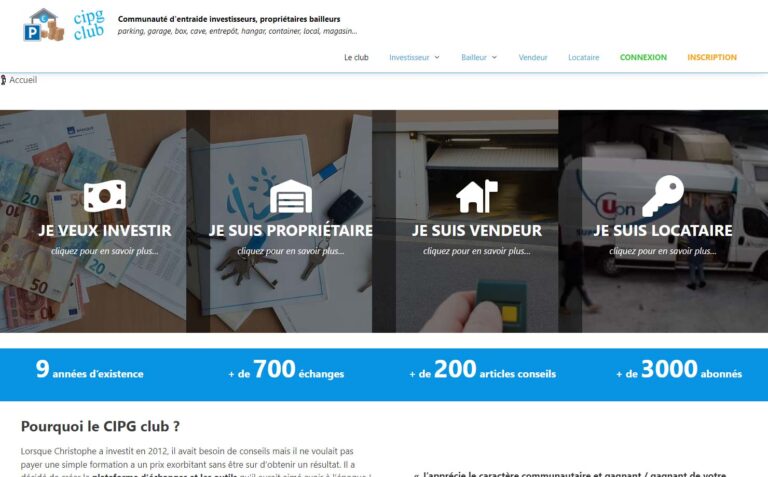 CIPG club - Communauté d'entraide investisseurs, propriétaires bailleurs