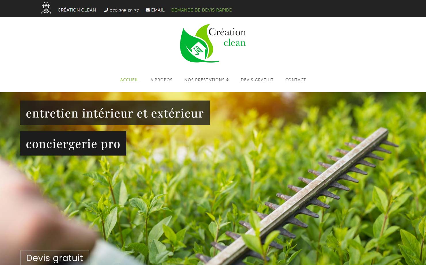 Création Clean - Nettoyage et conciergerie, prestations sur mesure