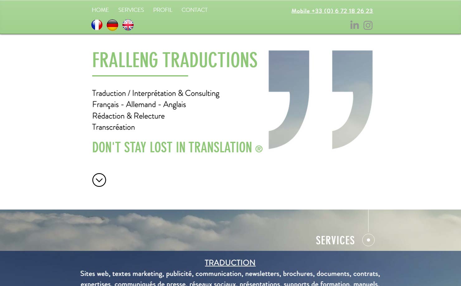 FRALLENG TRADUCTIONS