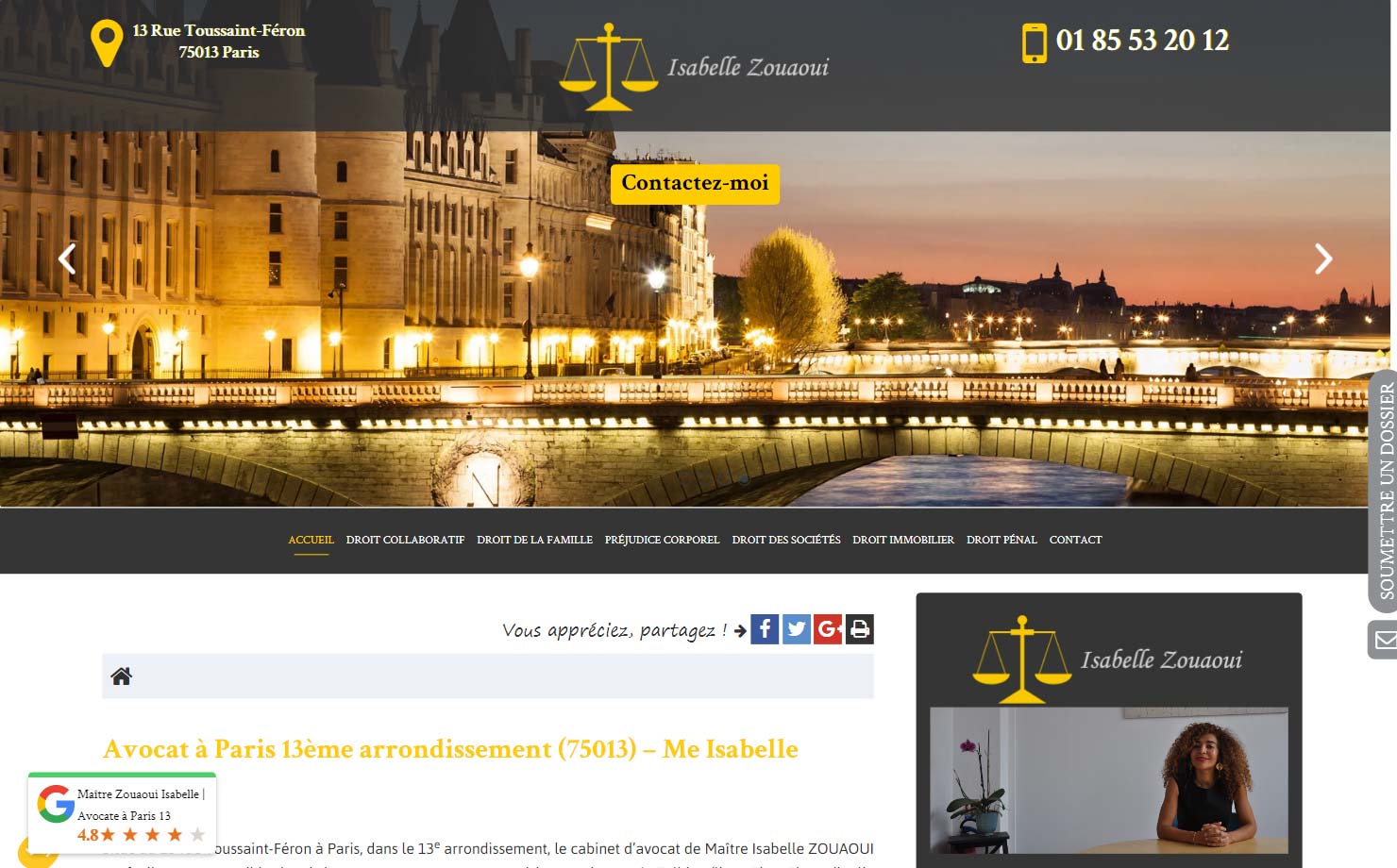 Isabelle Zouaoui - Avocat divorce à Paris 13
