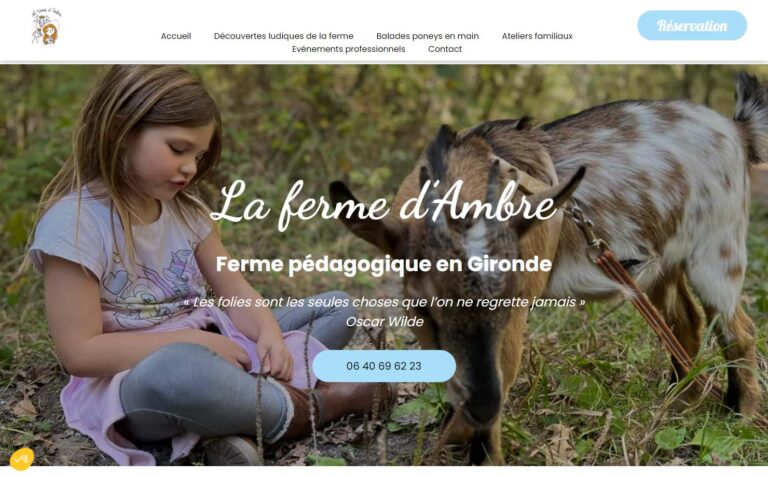 La Ferme d’Ambre - Balade à poney en Gironde