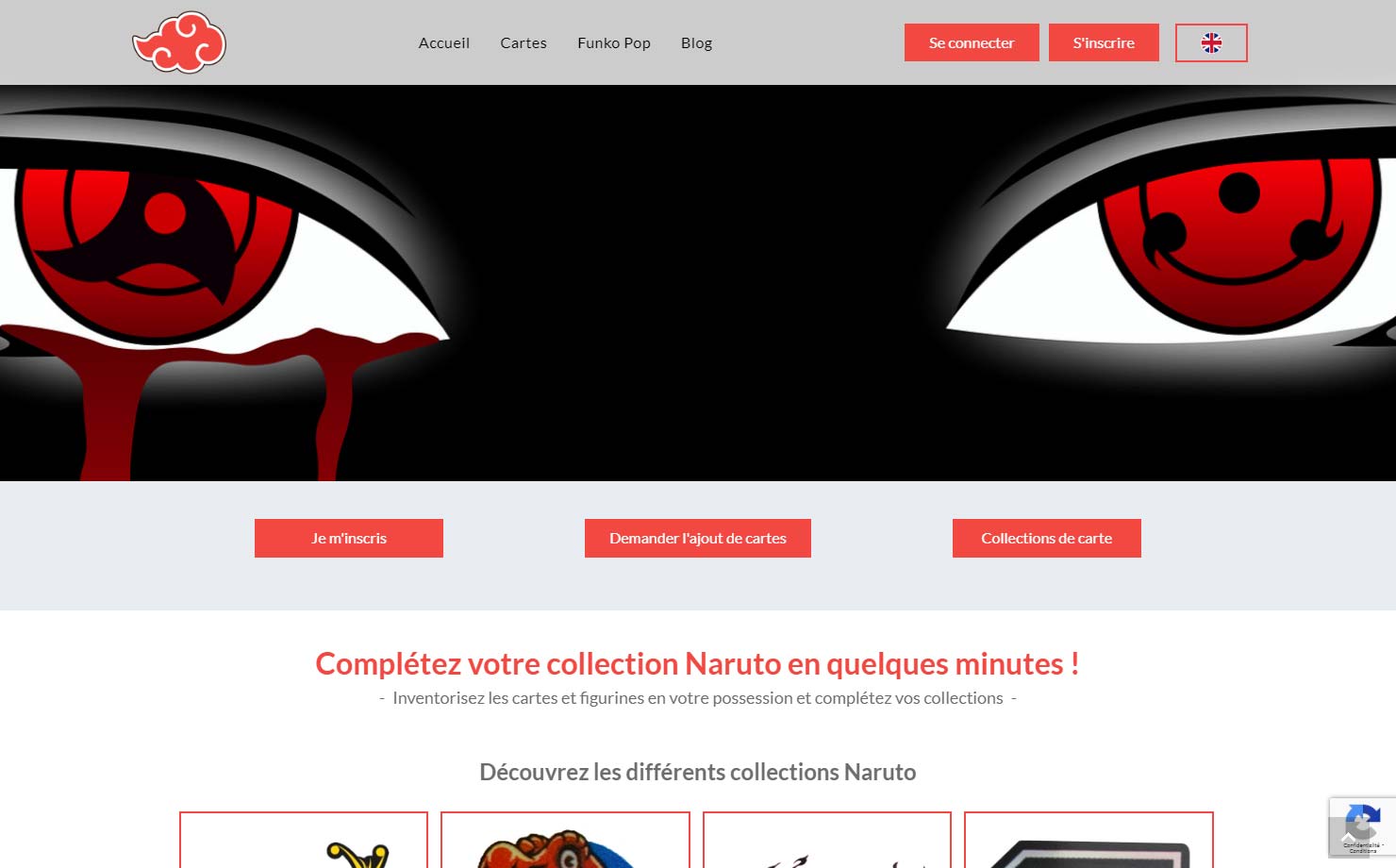 Narutodex - Votre suivi de collection de cartes Naruto