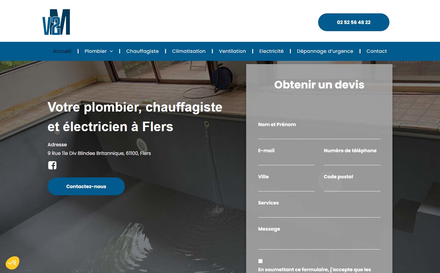 V2M - Plombier chauffagiste à Flers