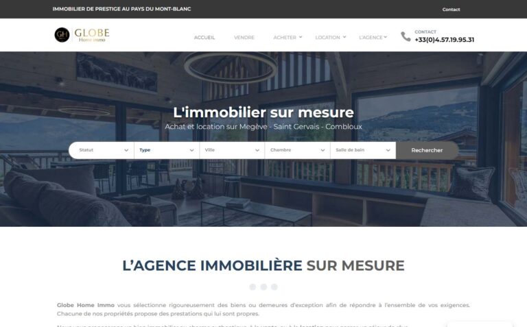 Agence Globe Home Immo à Megève