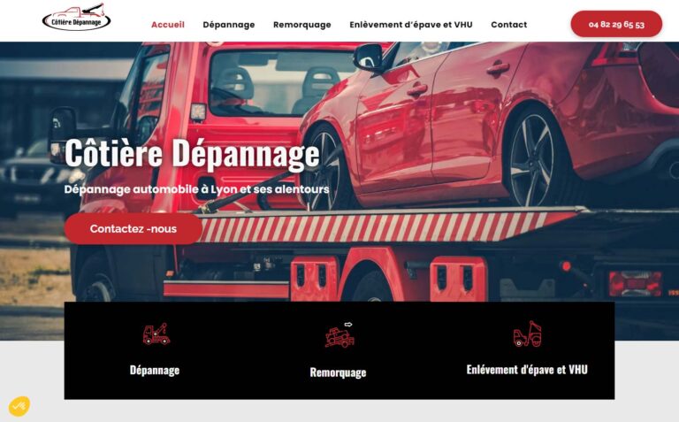 Côtière dépannage - Dépannage auto à Lyon