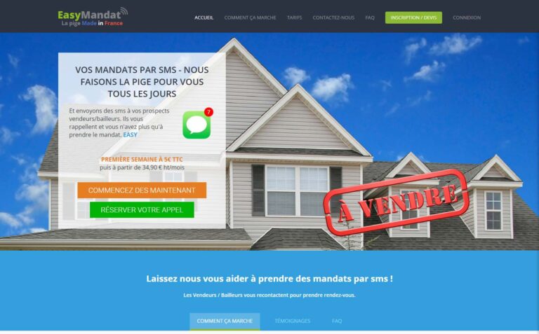 Easymandat - Logiciel de pige immobilière
