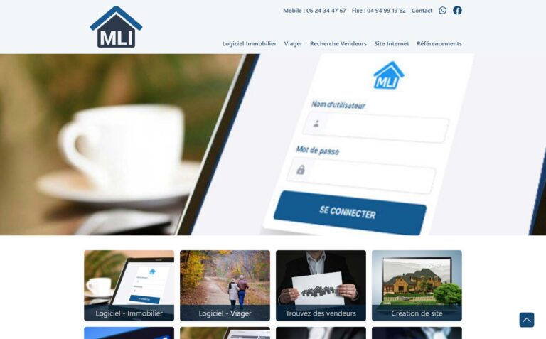 Mon Logiciel immobilier - Logiciel, Site, Référencement et Réseaux Sociaux