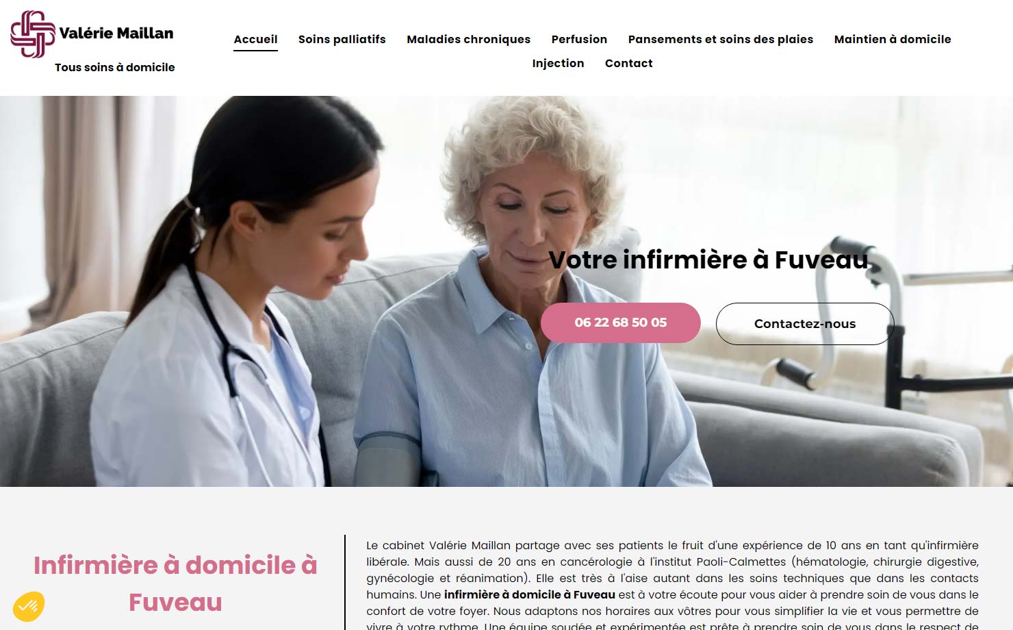 Valérie Maillan - Infirmière à domicile