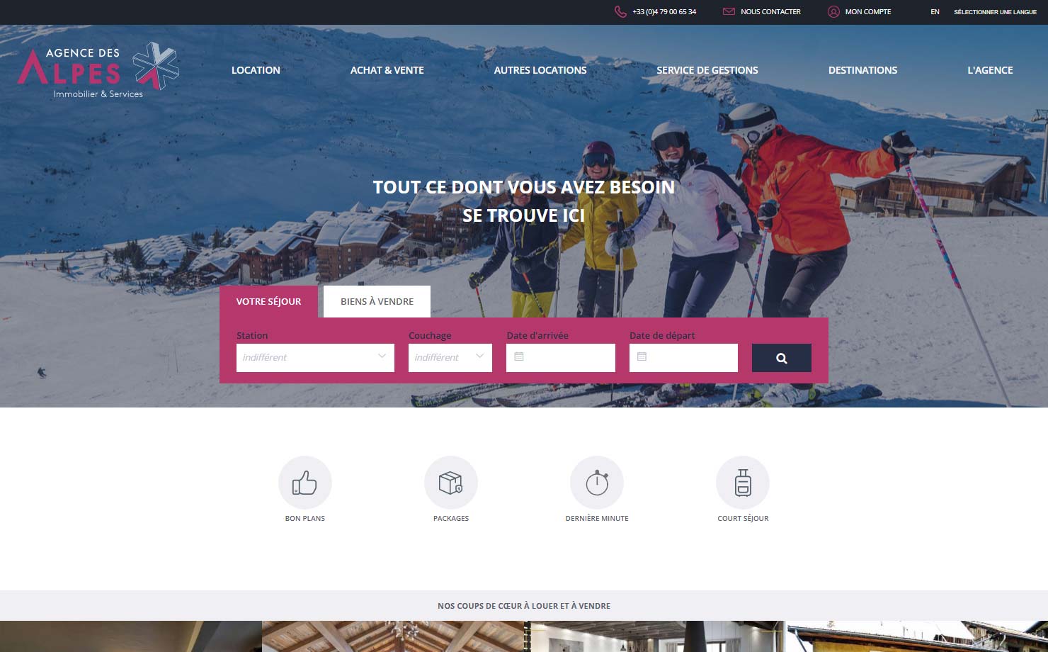 Agence des Alpes - Les Menuires & St Martin de Belleville