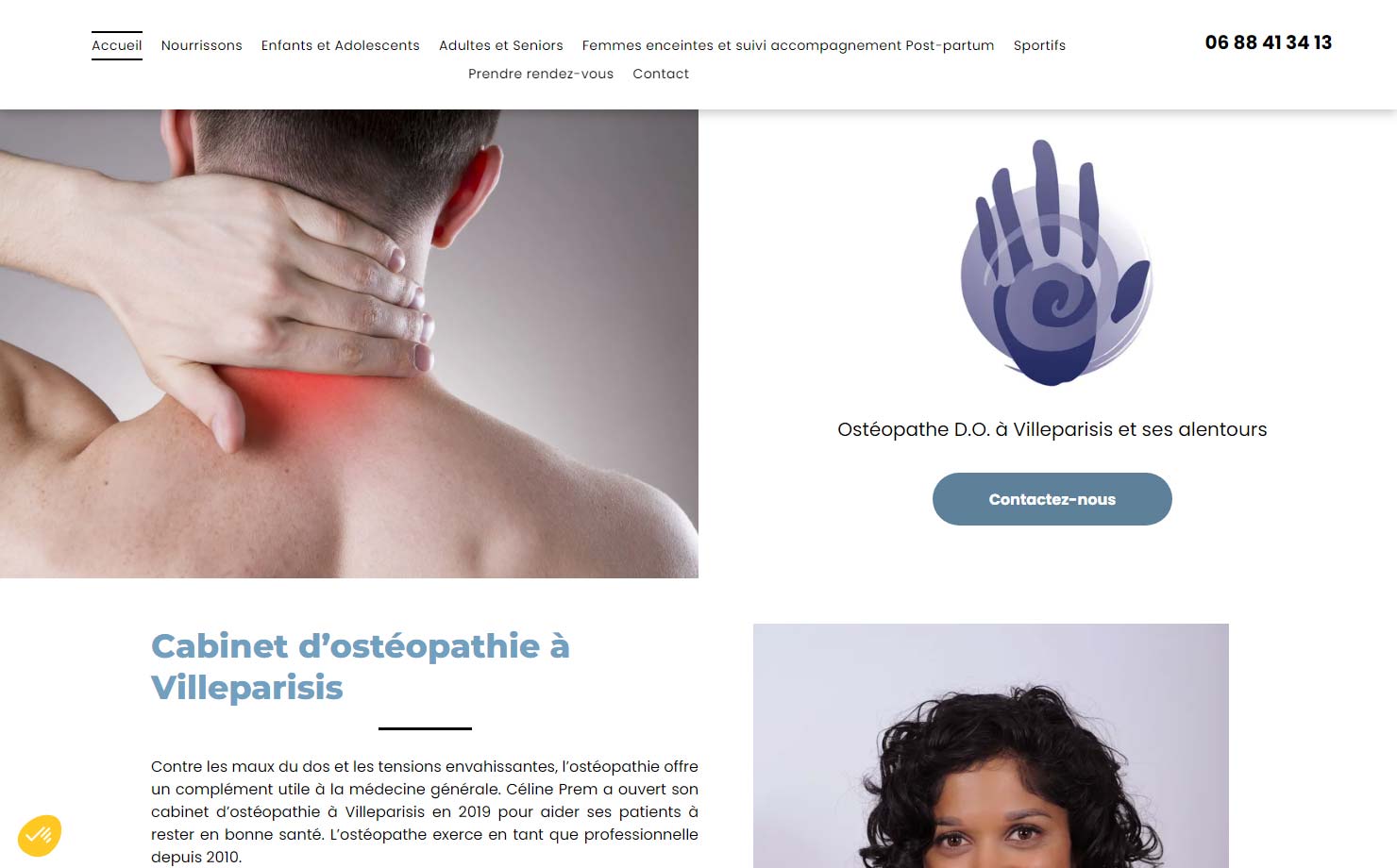 Céline Prem - Ostéopathe pour sportif