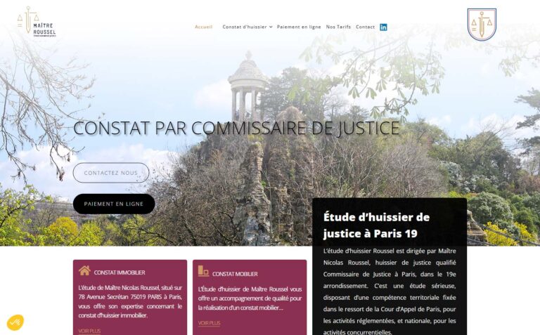 Maitre Roussel - Huissier à Paris 19