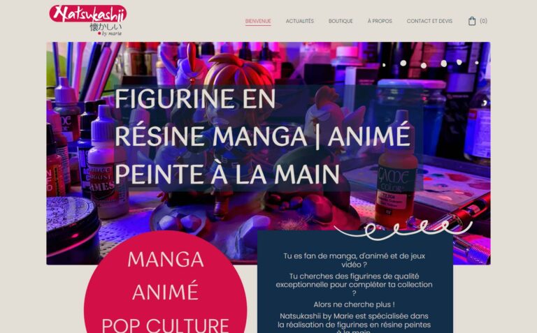 Natsukashii by Marie - Création de figurine en résine manga animé