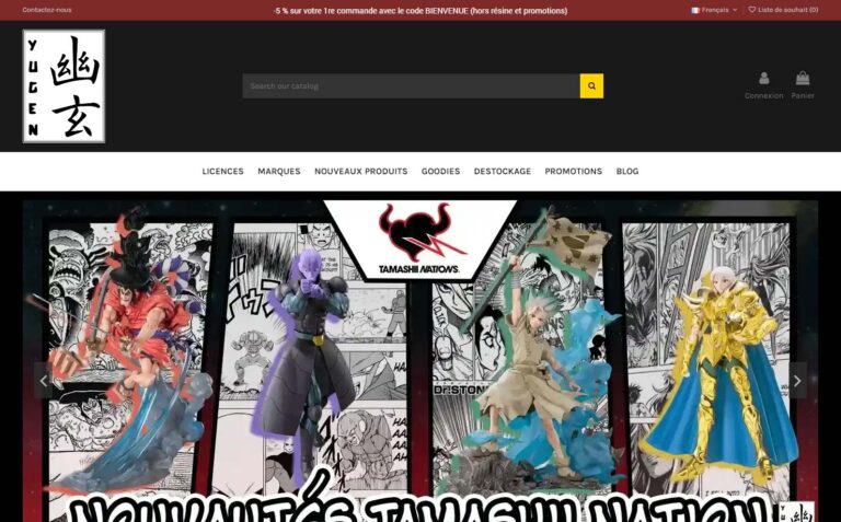 Yugen Collectibles - Showroom et boutique de figurines en ligne