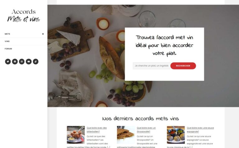 Accords mets et vins
