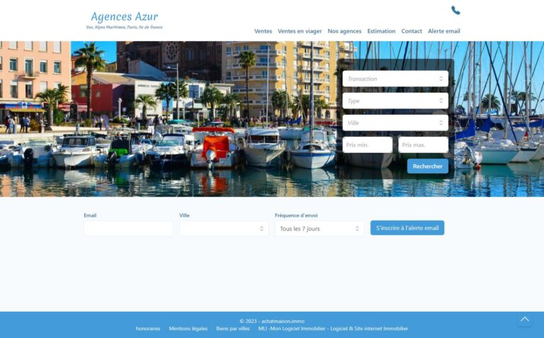 Agence Azur - Agence immobilière à St Raphael, Cannes, Paris