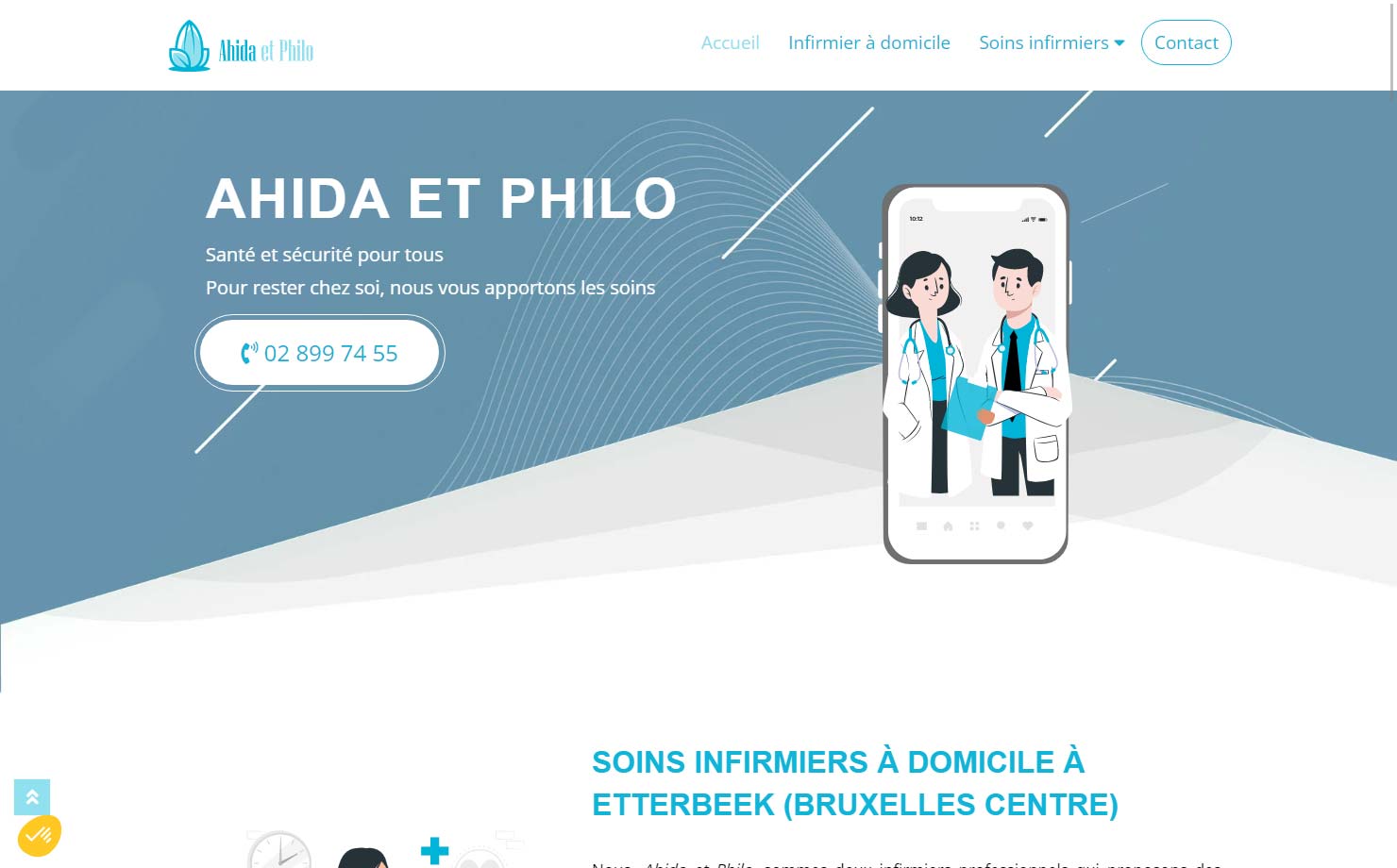 Ahida Philo - Soins infirmiers à domicile à Bruxelles