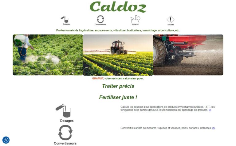 CALDOZ - Agriculteurs, traitez précis, fertilisez juste !
