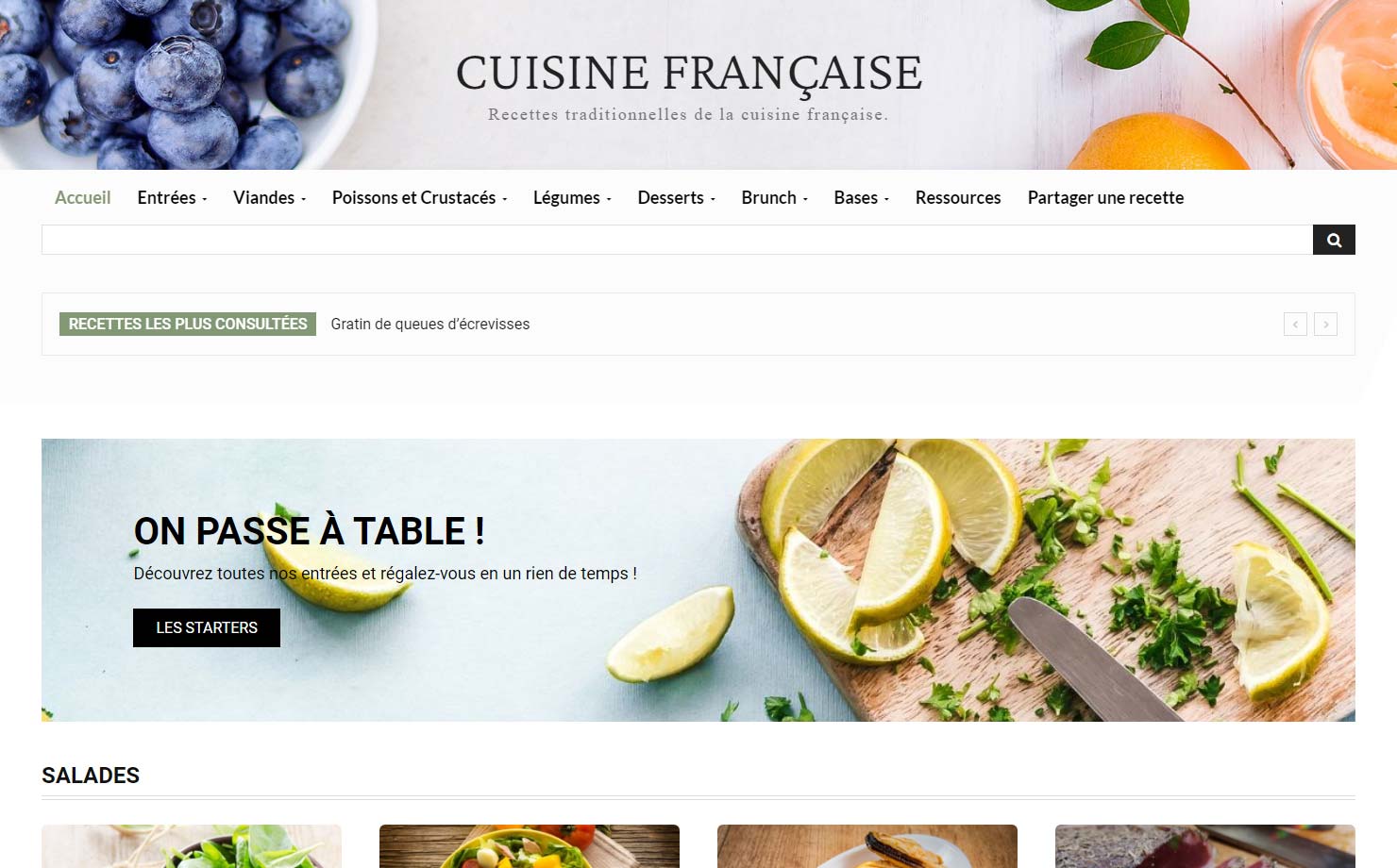 Cuisine Française - Recettes de cuisine française