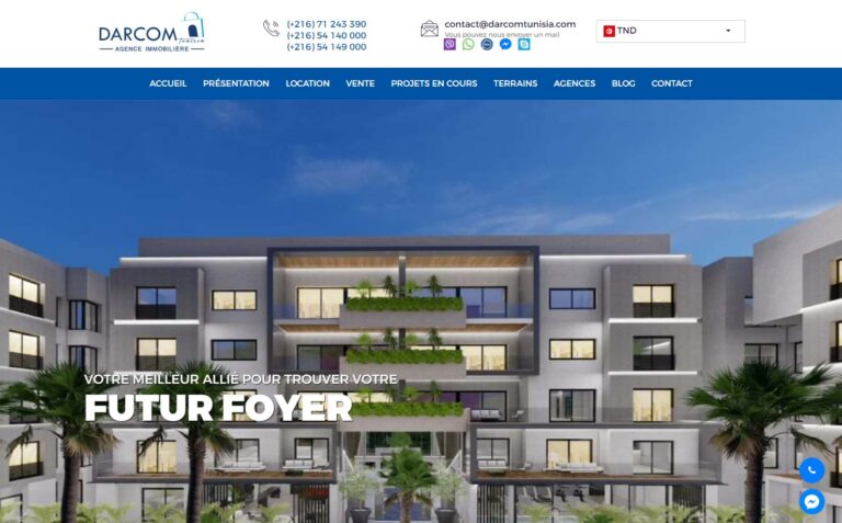 Darcom - Agence Immobilière Tunisie
