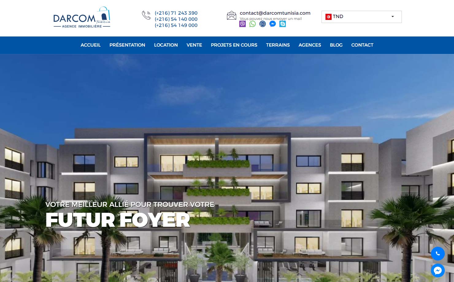 Darcom - Agence Immobilière Tunisie
