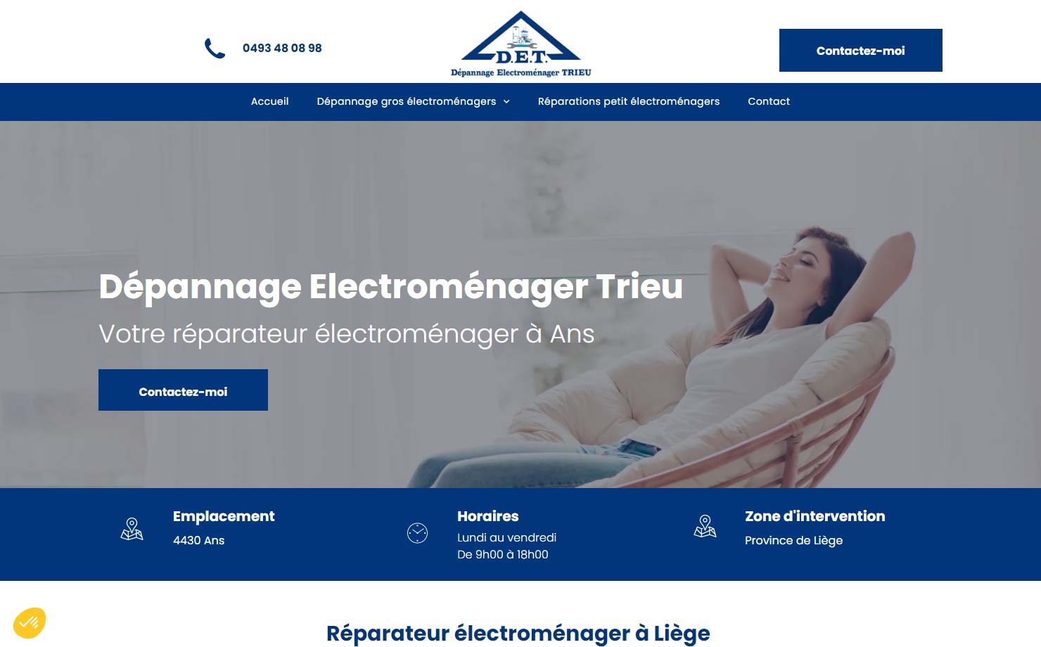 Dépannage Électroménager Trieu - Réparateur d'appareils électroménagers à Liège