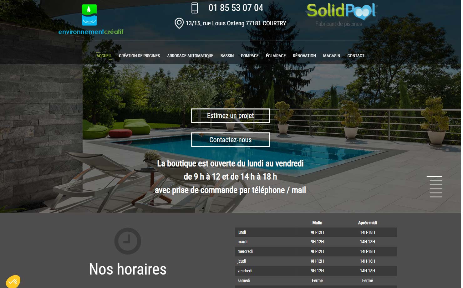 Environnement Créatif - Pisciniste à Courtry dans le 77