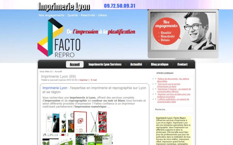 Facto Repro - Imprimerie à Lyon