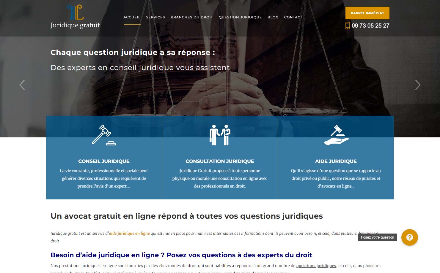 Juridique gratuit - Obtenez une consultation juridique gratuite avec votre avocat en ligne