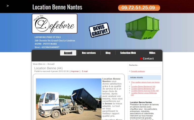 Location Benne Nantes