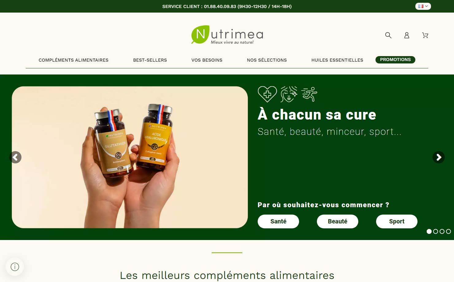 Nutrimea.com - Compléments alimentaires - Huiles essentielles