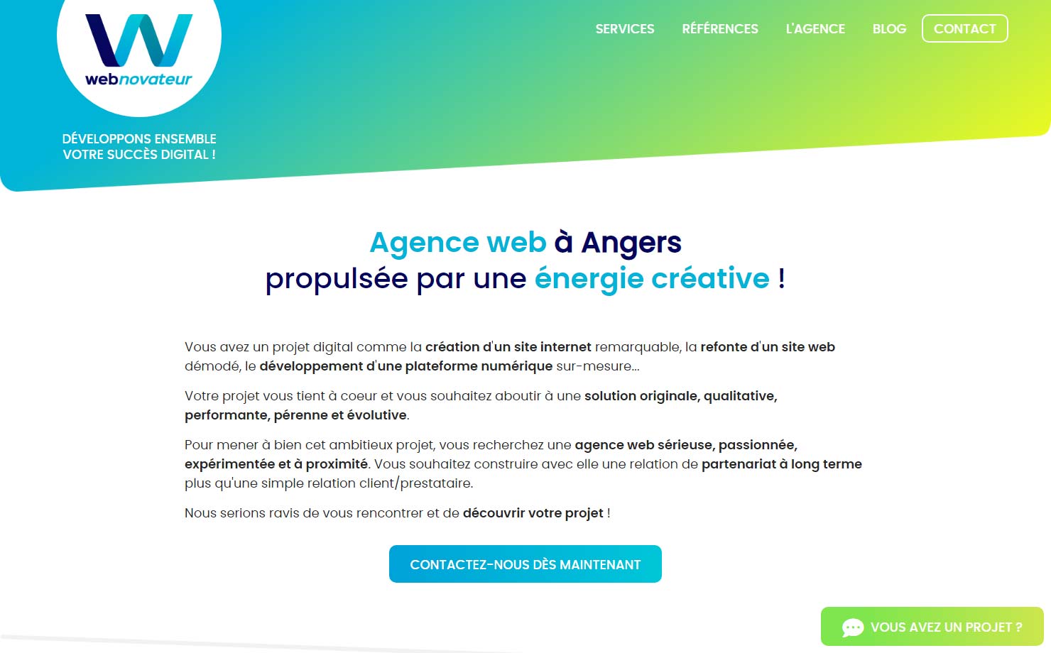 Web Novateur - Agence web à Angers