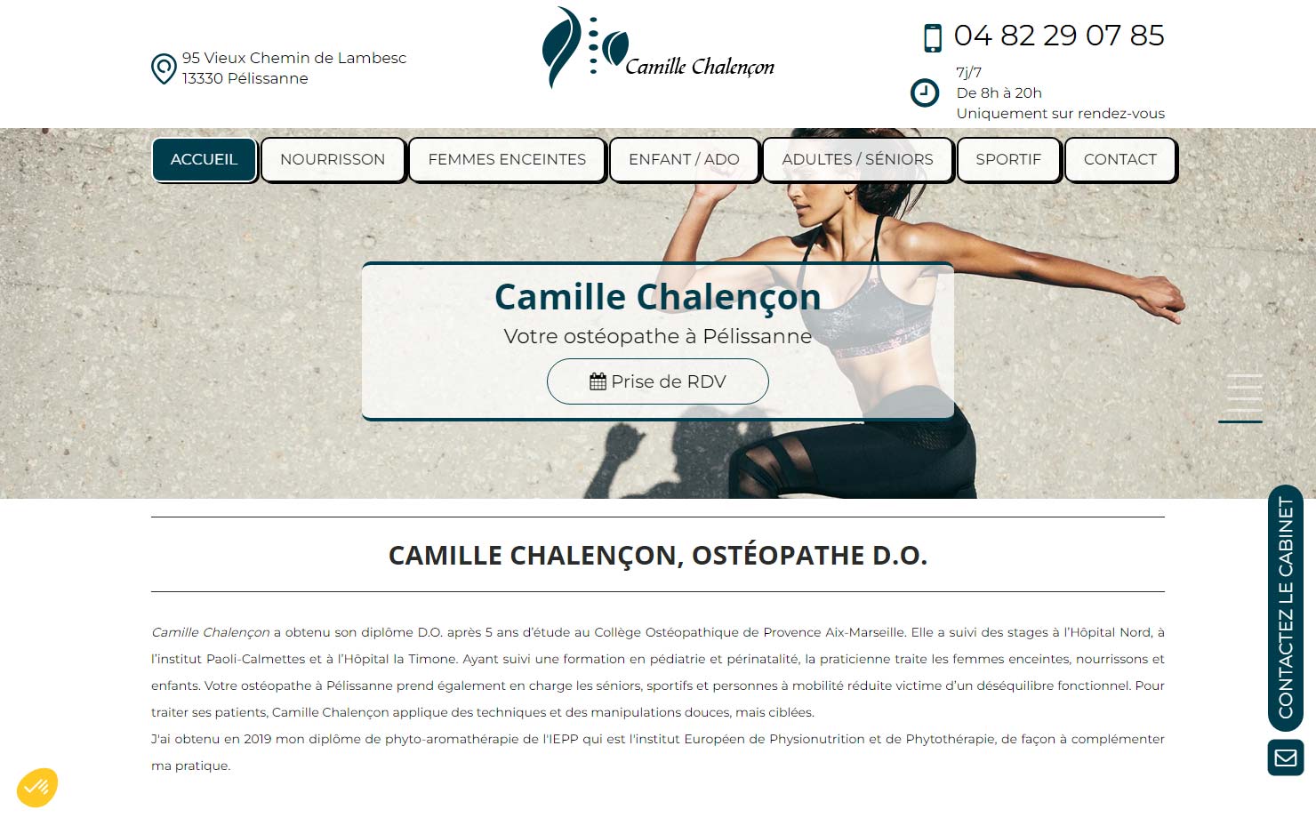 Camille Chalençon - Ostéopathe pour femme enceinte à Salon de Provence