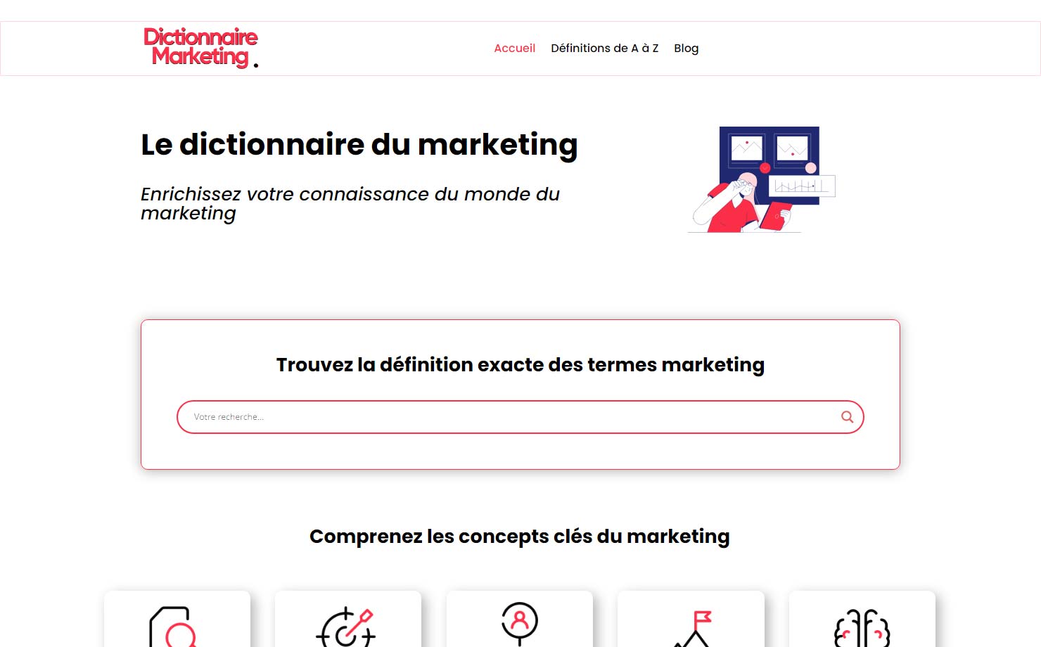 Dictionnaire du marketing - Comprenez les concepts clés du marketing en un clin d'œil