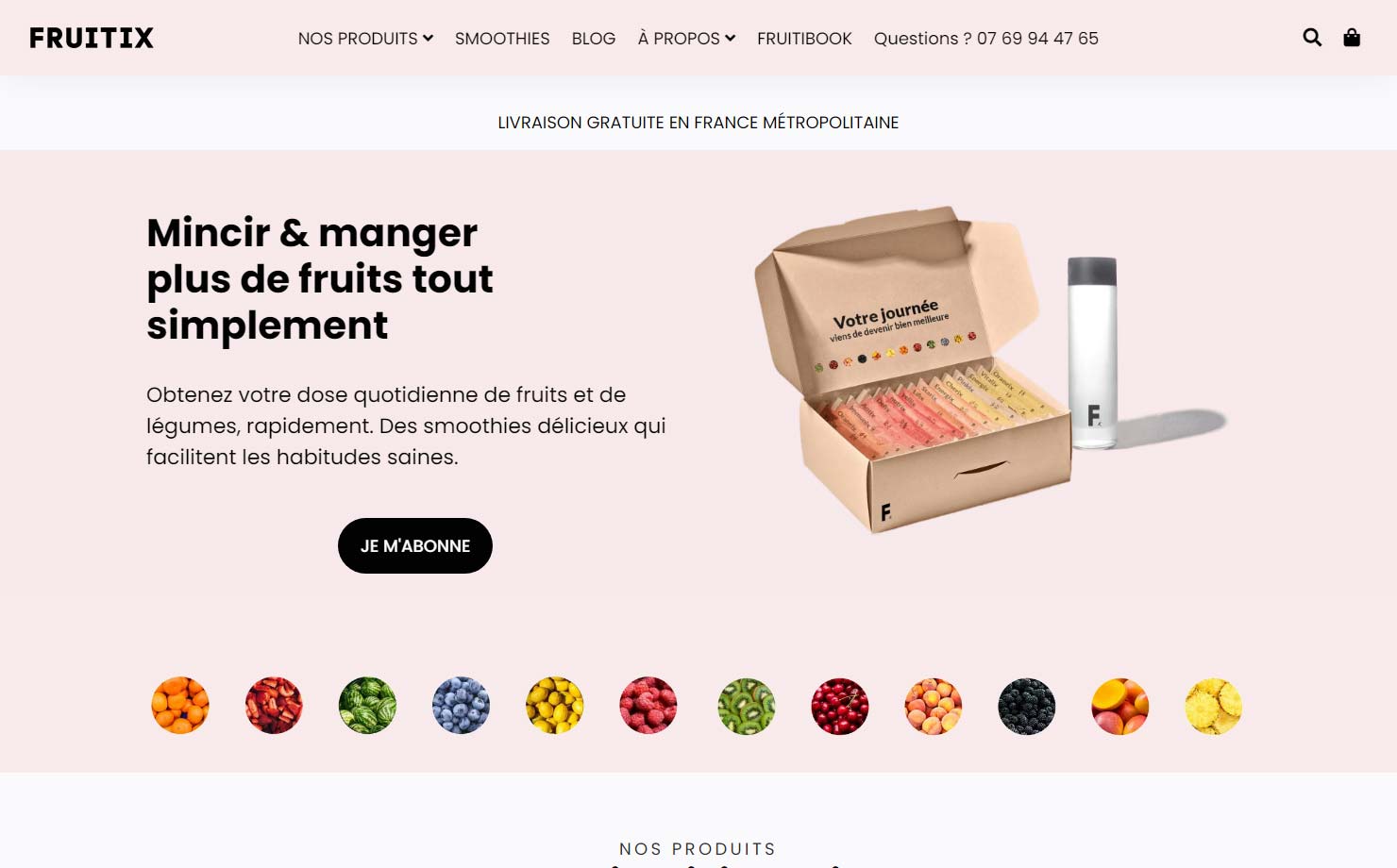 Fruitix - Smoothie 100 % Naturel