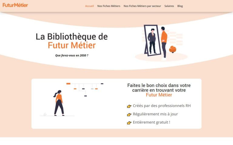 Futur Métier - Faites le bon choix dans votre carrière en trouvant votre Futur Métier !