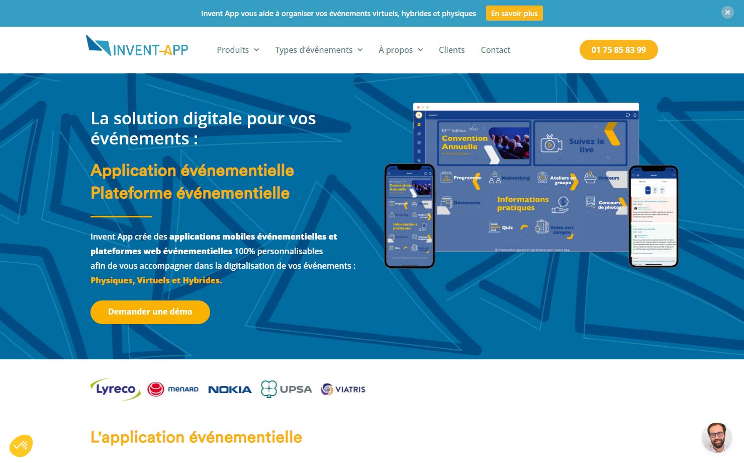 Invent App - création d'application événementielle