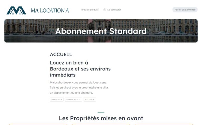 Malocabordeaux - Site de location saisonnière