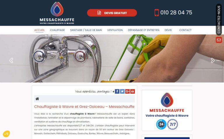 Messachauffe - Chauffagiste à Wavre