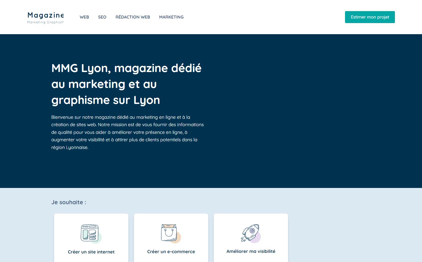 MMG Lyon - Magazine marketing et graphisme sur Lyon