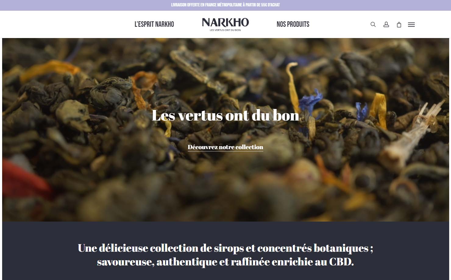 Narkho - Sirops et concentrés botaniques
