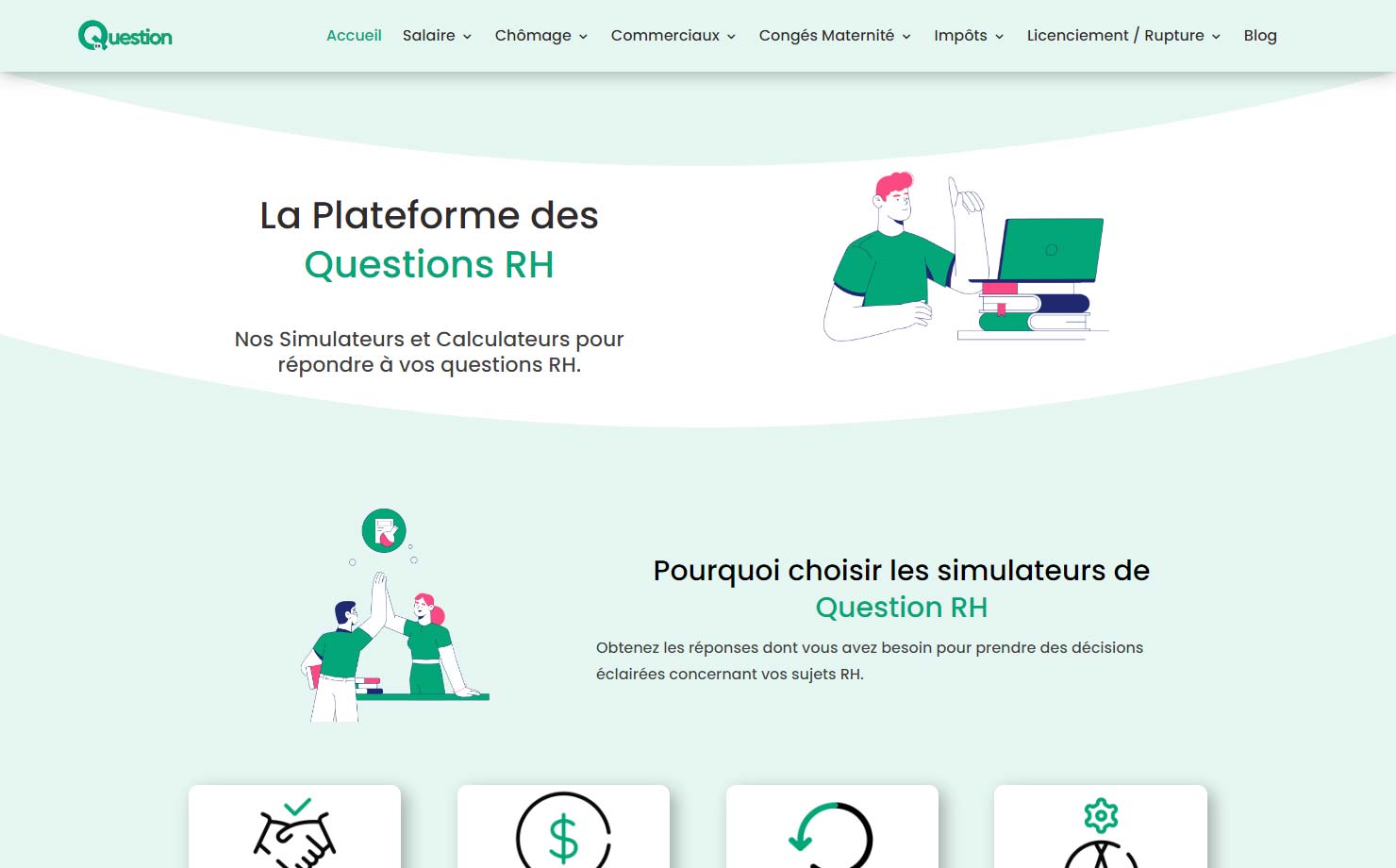 Question RH - Simulateurs et Calculateurs pour répondre à vos questions RH