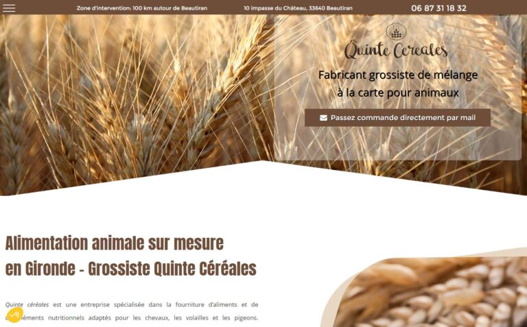 Quinte céréales - Grossiste d’aliments pour les chevaux