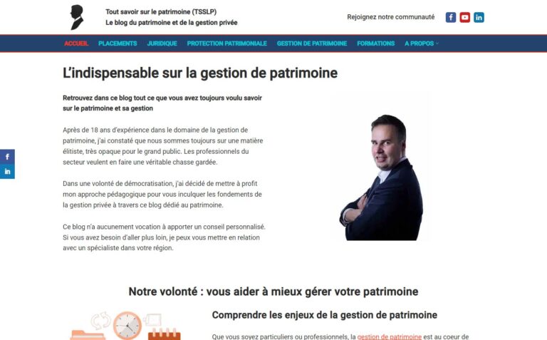 Tout savoir sur la gestion de patrimoine (TSSLP)