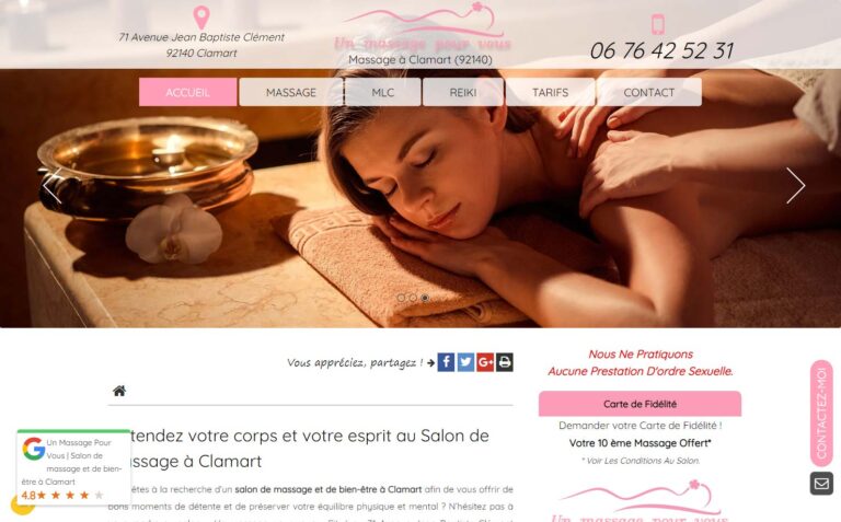Un massage pour vous - Reiki à Clamart
