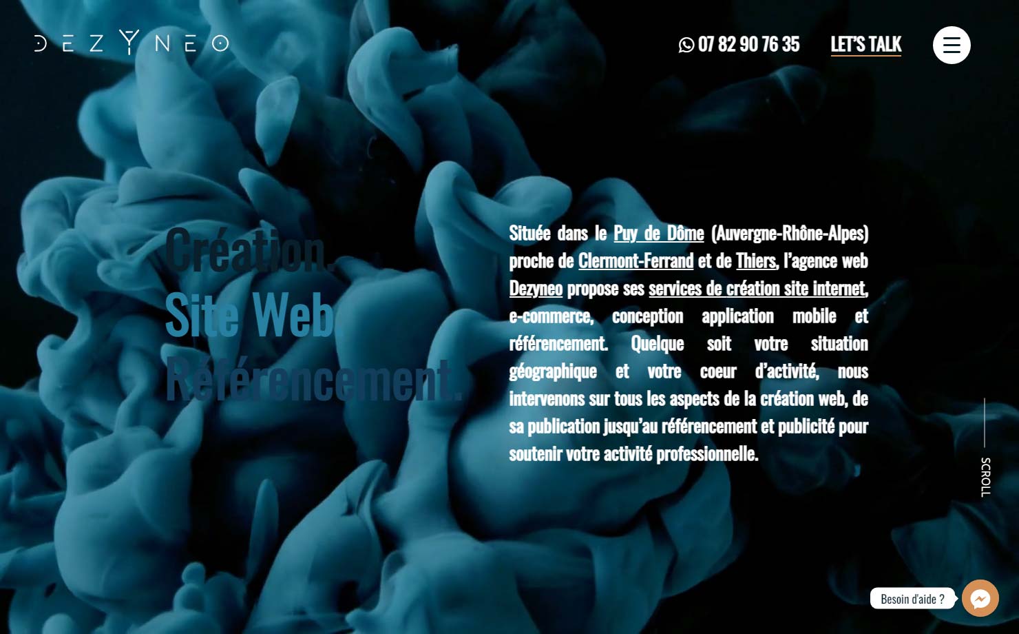 Agence web Dezyneo - Création site internet Clermont-Ferrand