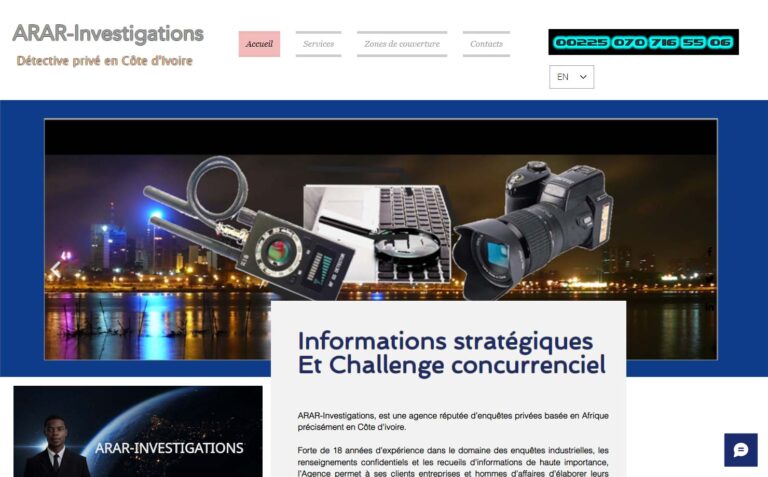 ARAR Investigations - Détective privé COTE D'IVOIRE