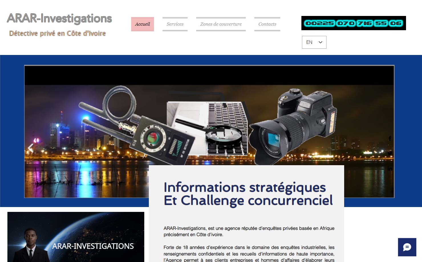 ARAR Investigations - Détective privé COTE D'IVOIRE