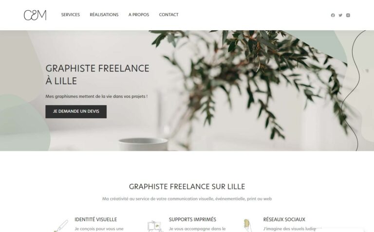 C&M - Graphiste Freelance sur Lille