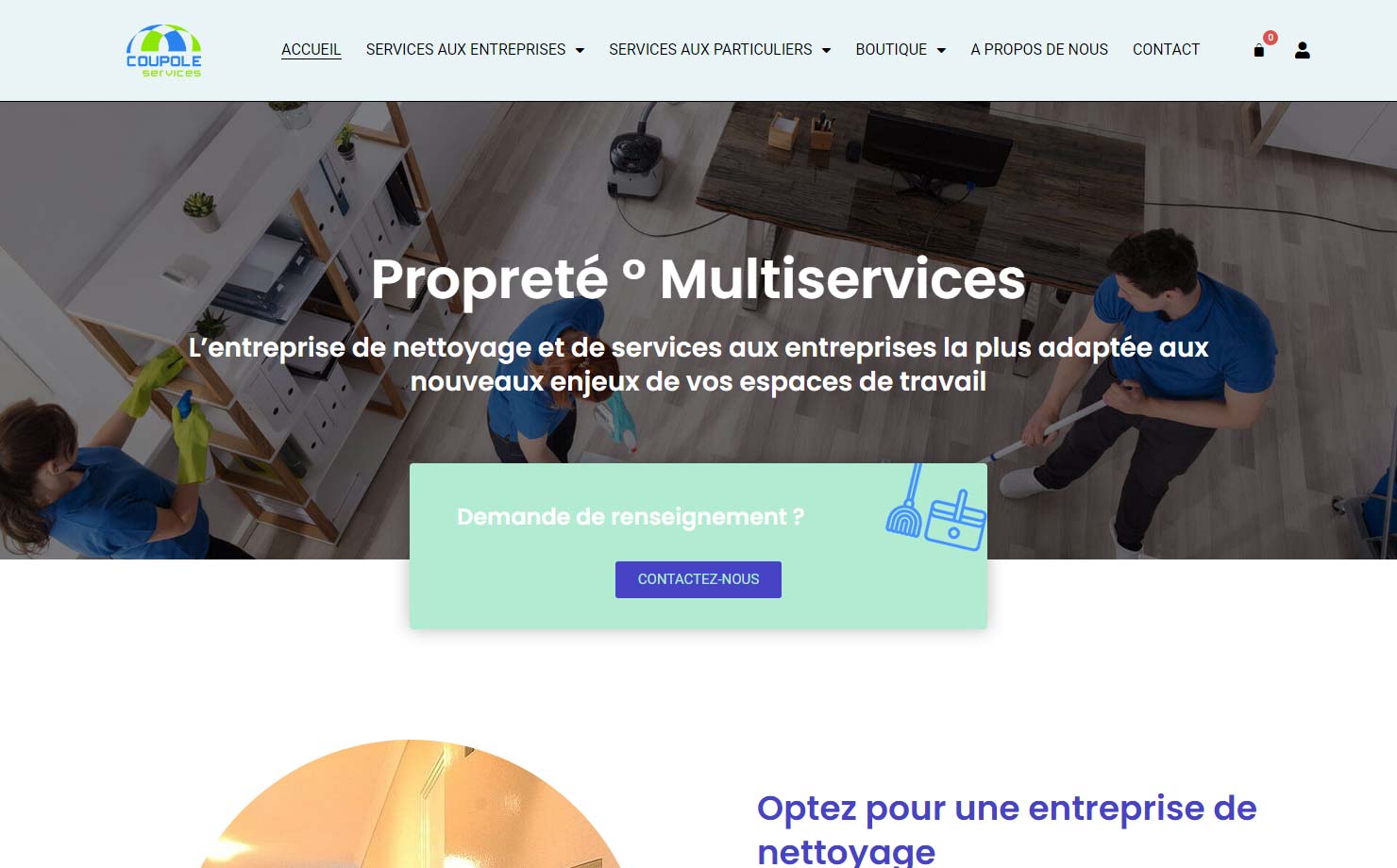 Coupole services - Société de nettoyage et multiservices